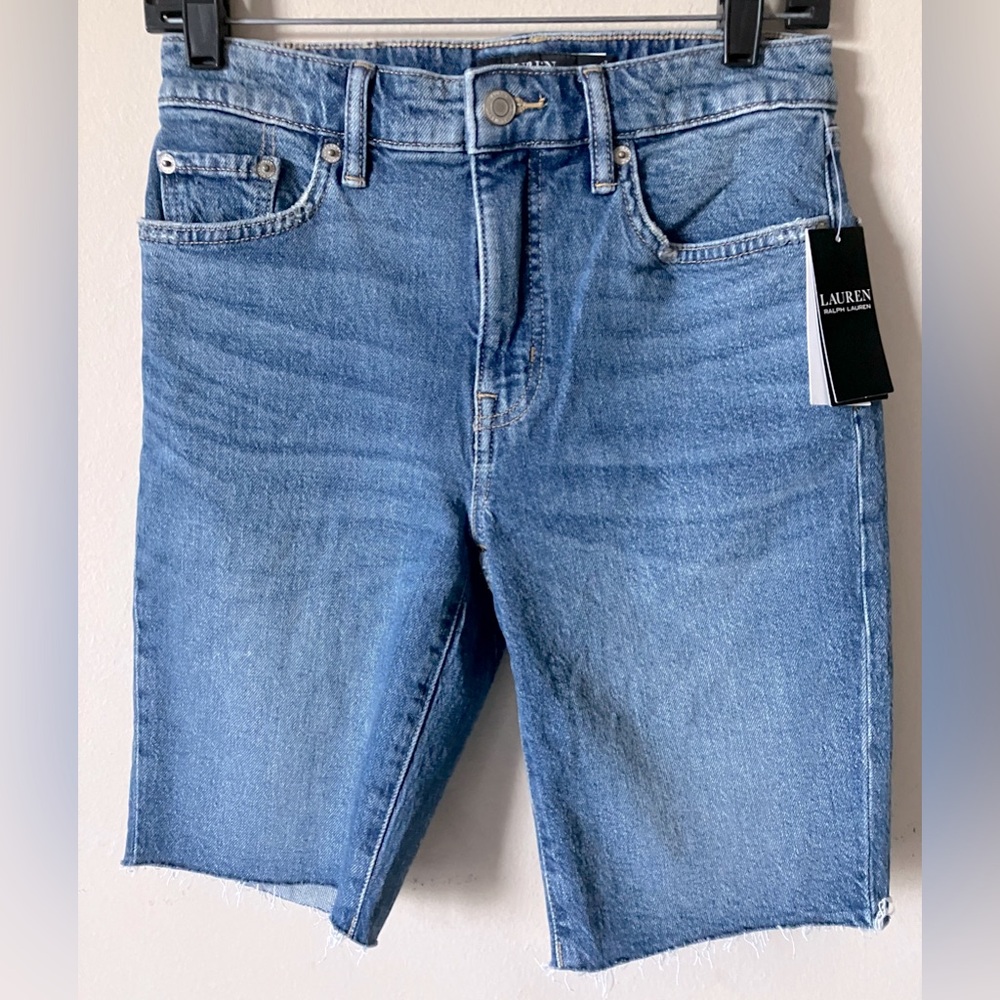 RALPH LAUREN Black Label  Bermuda Short w/ Raw Hem NWT